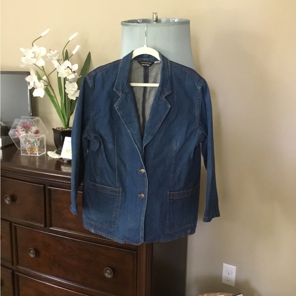 Workwear by Ashleigh Morgan-Women’s Classic Blue Wash Denim Blazer